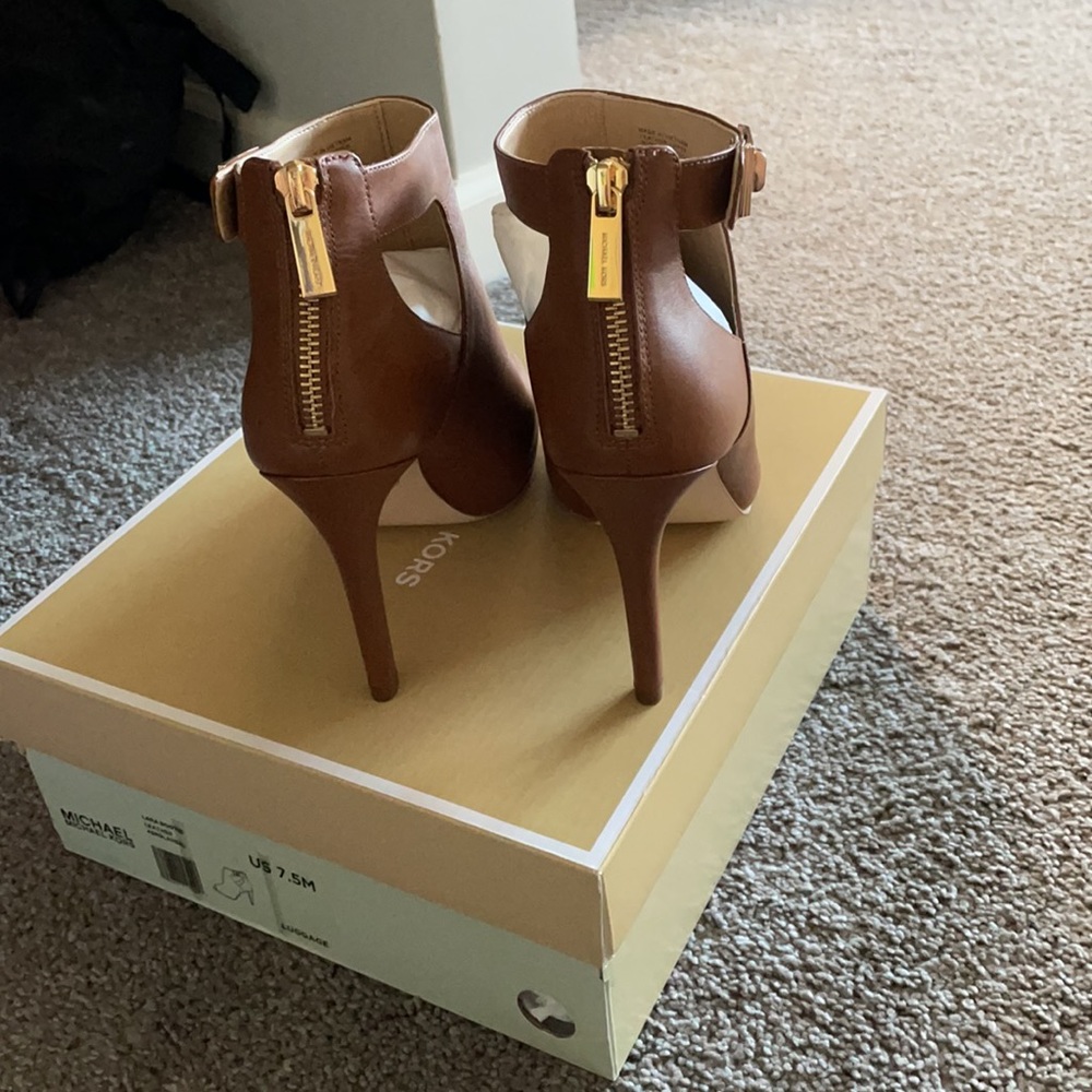 Michael Kors New Booties Open Front With Back Zip… - image 2